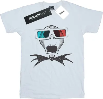 Produktbild von Disney - "Nightmare Before Christmas" T-Shirt für Herren BI43817 (4XL) (Weiß)