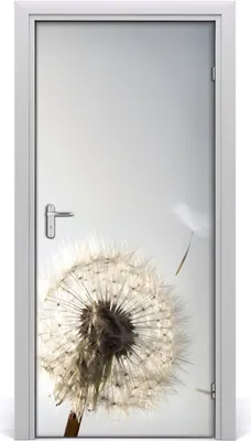 Produktbild von Tulup Türaufkleber 95x205 cm Dekorative Aufkleber Selbstklebend Wasserdichte Tapete Abnehmbar Schlafzimmer Wohnzimmer Wohnkultur - Löwenzahn
