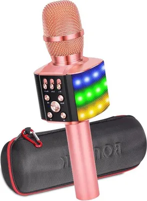 Immagine prodotto di Microfono wireless per karaoke per bambini con luci LED