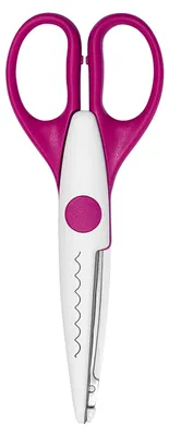 Produktbild von Konturenschere (Ziegelschnitt, Länge: 160 mm) magenta, rosa
