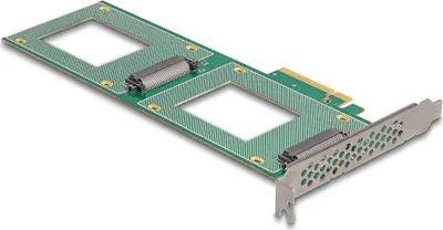 Immagine prodotto di DELOCK PCI Express 4.0 x8 Karte zu 2 x intern U.2 NVMe SFF