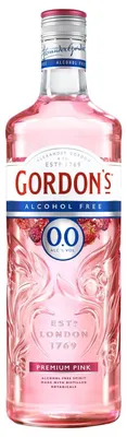 Obrázek produktu pro Gordon's Pink bezalkoholový líh 0,0 Prozent alkoholfrei 700ml