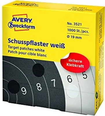 Immagine prodotto di AVERY Zweckform Schuápflaster, weiá, Durchmesser: 19 mm