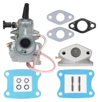 Image de Carburateur VM20 20 mm + plaque isolante + collecteur d'admission + joints pour Honda MT, MB, MTX, MBX 50