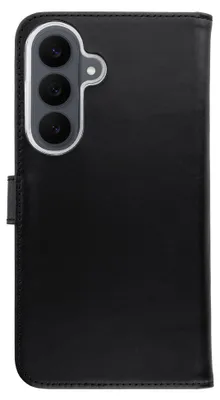 Productafbeelding van Selencia Echt Leren Bookcase voor de Samsung Galaxy S26 FE - Zwart