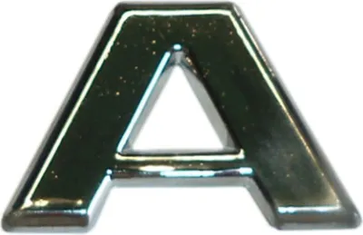 Produktbild von Hermann Schütz 3D-Relief-Chrome-Buchstabe A 25x35mm