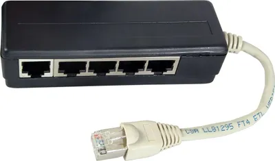 Immagine prodotto di EFB ISDN 5-fach Adapter,RJ45 Stecker/5xRJ45 Buchse,terminier