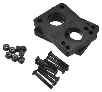 Immagine prodotto di Kit di viti e inserti per attacco manubrio skateboard, diametro 10mm, colore nero, confezione da 2