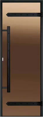 Immagine prodotto di Porta per sauna Harvia Legend - Pino nero / Vetro bronzo / 70 x 190