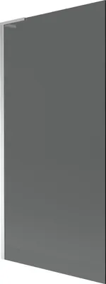 Obrázok produktu pre Mexen Next L jednokrídlová vaňová zástena 90 x 150 cm, grafit, chróm - 895-090-000-03-40-01