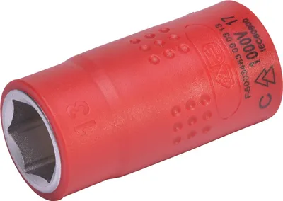 Produktbild von SW-Stahl 05520L-13 Steckschlüsseleinsatz, 3/8", 13 mm, VDE