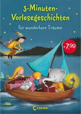 Obrázek produktu pro 3-Minuten-Vorlesegeschichten für wunderbare Träume