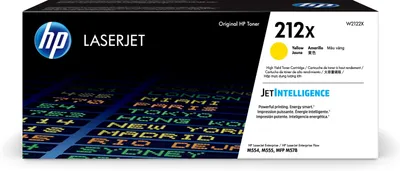 Obrázok produktu pre HP Žltá originálna tonerová kazeta s vysokou výťažnosťou 212X LaserJet, 10000 strany, 0 strany, Žltá, 1 kusov