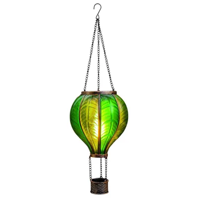 Produktbild von Coen Bakker Solar Heißluftballon grün Flammeneffekt 15x25cm Anna' Collection
