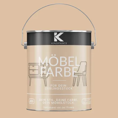 Produktbild von Kenzopaints 2,5Liter Möbelfarbe Möbellack - Vanillesand von der Riviera