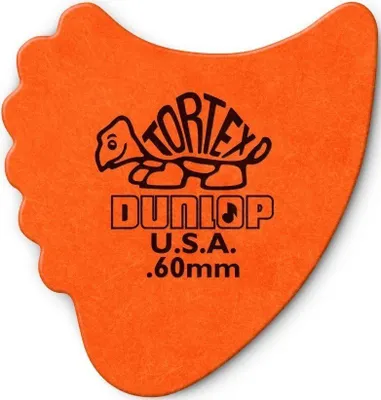 Produktbild von Dunlop 414R 0.60 Tortex Fins Plektrum