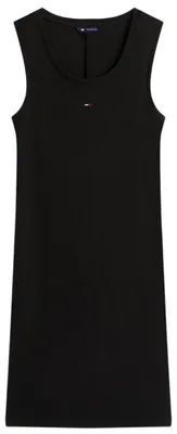 Immagine prodotto di Tommy Jeans - Canotta "Essential" da donna, taglio lungo, modello GT38012 (taglia 36 italiana), colore nero