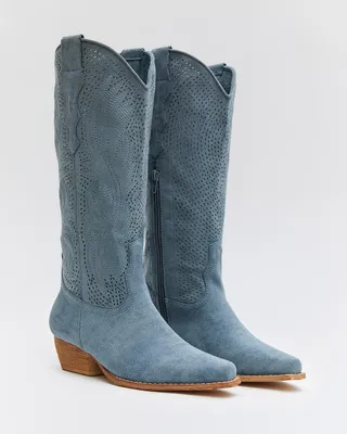 Produktbild von Cowboylaarzen w Suedine Western