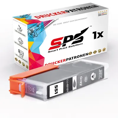 Produktbild von CLI-551GY | Tintenpatrone Kompatibel für Canon Pixma MG 7550 | 1x Grau
