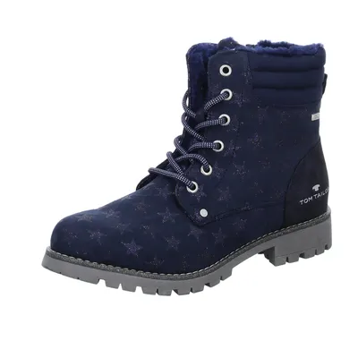 Produktbild von Tom Tailor Mädchen Stiefelette 9070814 gefüttert Reißverschluss Glitzersterne Gr.31-40 EUR 35