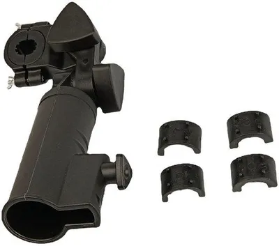 Immagine prodotto di Portaombrelli universale per golf - Adatto a tutti i modelli di accessori per carrelli da golf. Portaombrelli regolabile per carrelli da golf.
