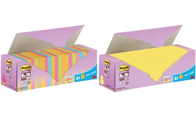 Produktbild von Post-it Haftnotizen Super Sticky Z-Notes, 76 x 76 mm, 20+4