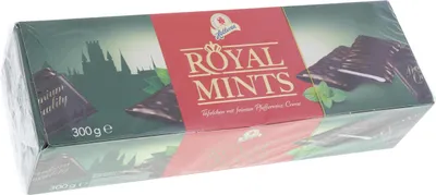 Produktbild von Halloren Täfelchen mit feinster Pfefferminz Creme Royal Mints 300g