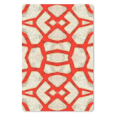 Produktbild von MuchoWow® Mauspad Mousepad Koralle - Rot - Weiß - Design 18x27 cm - Mousepads - Maus Mat - Pad - Mausunterlage