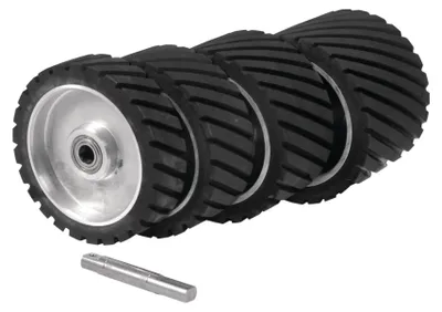 Produktbild von METALLKRAFT Kontaktrad 75 mm für Bandschleifmaschinen in der Metallbearbeitung