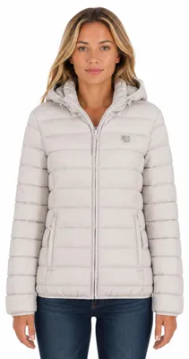 Produktbild von Geographical Norway Damen Steppjacke Atikotal Hood leichte Daunenjacke mit Kapuz