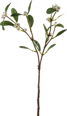 Produktbild von Kunstblume Schneebeerenzweig (48cm)