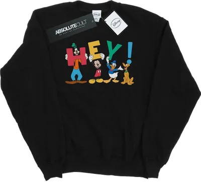 Produktbild von Disney - "Friends Hey" Sweatshirt für Damen BI27522 (L) (Schwarz)