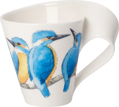 Villeroy & Boch NewWave Caffè Kaffeebecher – 300 Ml, Höhe 11 Cm, Porzellan, Lila