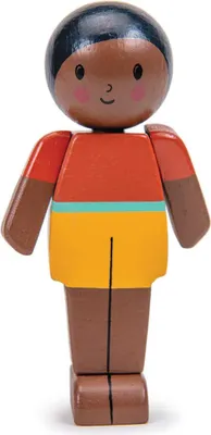 Immagine prodotto di Figura della casa delle bambole Tender Leaf padre moka - bambola giocattolo in legno