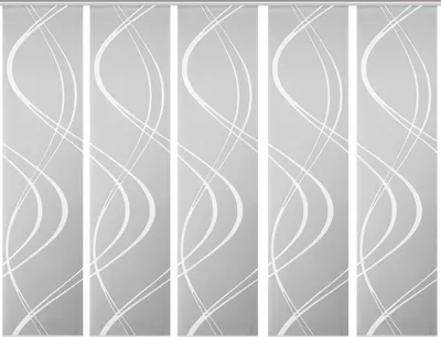 Produktbild von Schiebevorhang TIBERIO aus Dekostoff und Voile mit Scherli 245 x 60 cm