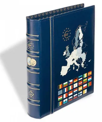 Image de Classeur à anneaux OPTIMA, style Euro Classic, dos et couverture gaufrés en couleur