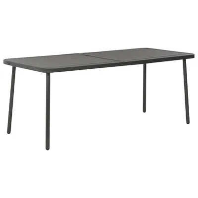 Produktbild von Gartentisch Dunkelgrau 180x83x72 cm Stahl