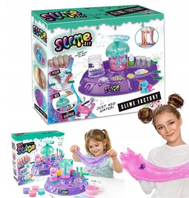 Zdjęcie produktu dla Zestaw slime dla dziecka do robienia glutów masa plastyczna DIY MEGA ZESTAW