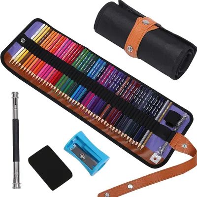 Image de Crayons de couleur, lot de 50, pour une utilisation créative