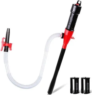 Imagen del producto de Bomba manual eléctrica, cargador de batería, extractor de líquidos multifuncional tipo sifón, para la transferencia de combustibles y agua