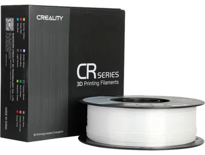 Produktbild von Creality CR-Silk PLA Filament Weiß, 3D-Filament, (1 kg, 1,75 mm, auf