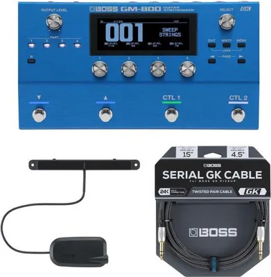 Produktbild von Boss GM-800 Effektgerät Synthesizer-Pedal Bass-Bundle