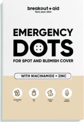 Obrázok produktu pre Náplasti na akné s niacínamidom a zinkom Emergency Dots 72 ks