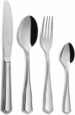Image de Set de couverts Comas Viena 24 pièces, couverts de table, acier inoxydable 18/10, couleur argent, 9817