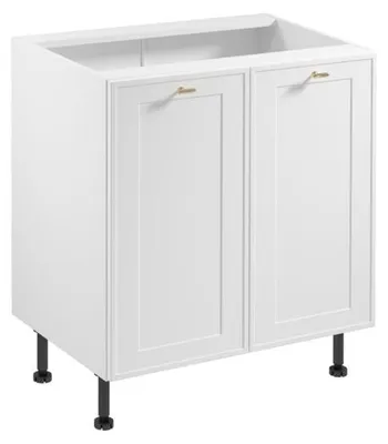 Produktbild von Unterschrank Küchenschrank Unterschrankmodul mit Stauboden Doppeltüriger