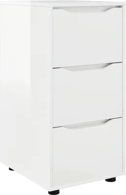 Image de Armoire de rangement Blanc brillant 40 x 48 x 81 cm