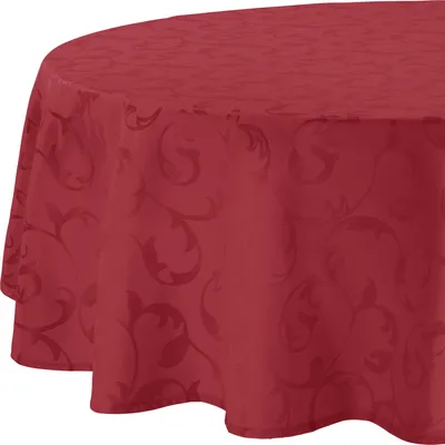 Produktbild von Erwin Müller Tischdecke Greven" rot rund: 160 cm Ø"