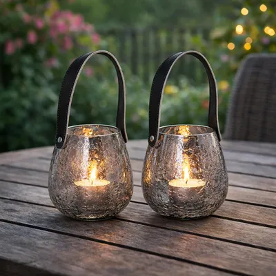 Produktbild von Kerzenhalter 2er Set Windlicht