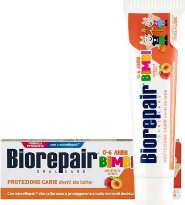 Produktbild von BIOREPAIR Kinderzahnpasta Pfirsichgeschmack 50 ml GA19887