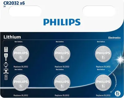 Immagine prodotto di Varta Philips Batteria al litio CR2032 3V 6 pezzi